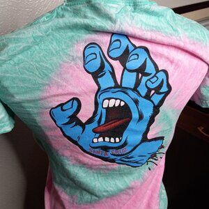 Santa Cruz Skateboards tie-dye shirt